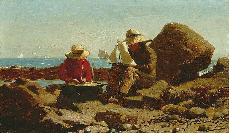 Winslow Homer The Boat Builders